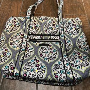 Vera Bradley Paisley stripes tote bag